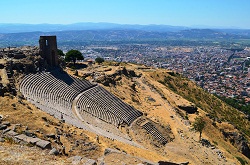 The Pergamum Theatre outside Bergama