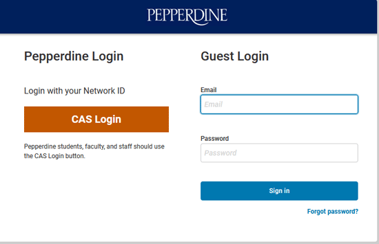 Screenshot of a login page for LearnUpon