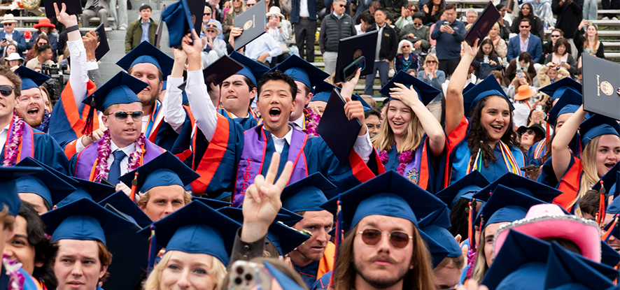 excited graduates