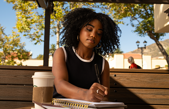 student registering for classes