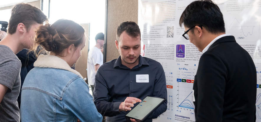 Pepperdine student research poster presentation