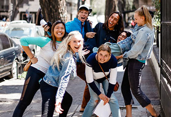 Buenos Aires students studying abroad