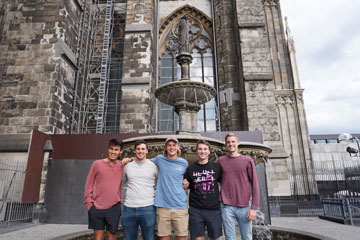 Seaver students in Heidelberg