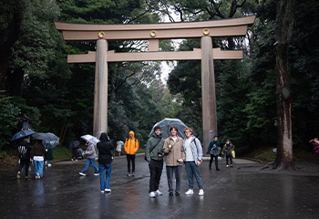 Students in Kyoto Japan
