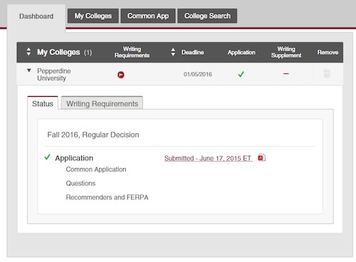 Common App Complete