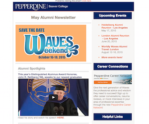 Alumni Newsletter Homepage