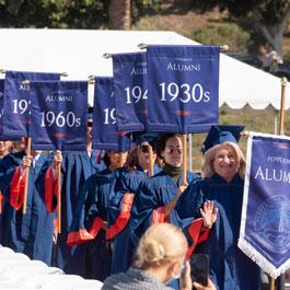 Founder's Day Alumni banners
