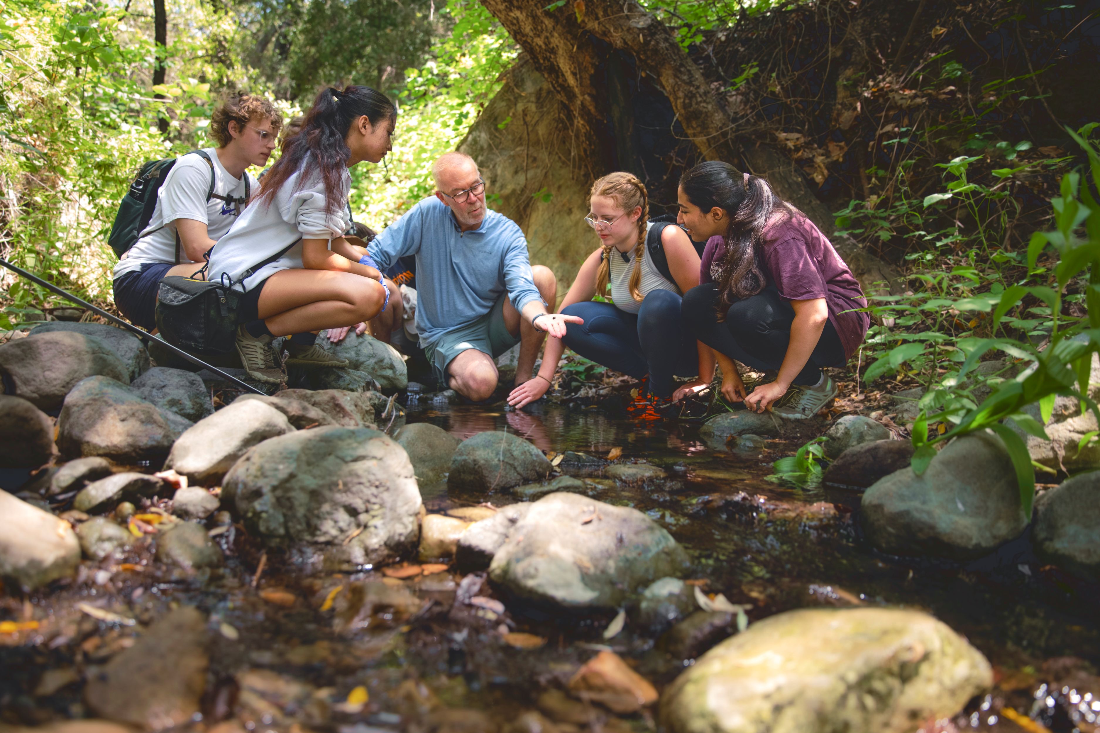 Kats and students field work