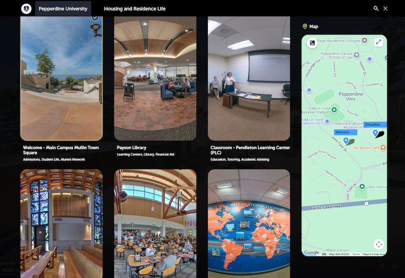 pepperdine virtual tour