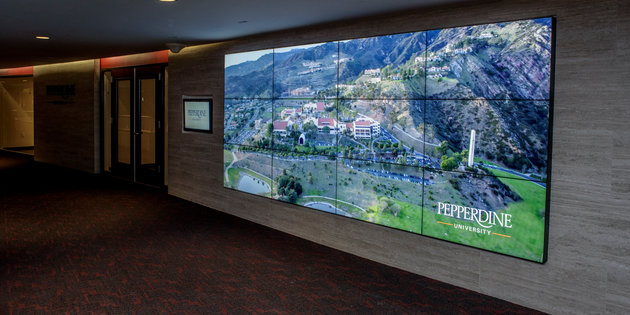 Pepperdine classroom in STAPLES Center