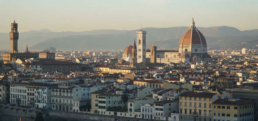 Panoramic photo of Florence, Duomo