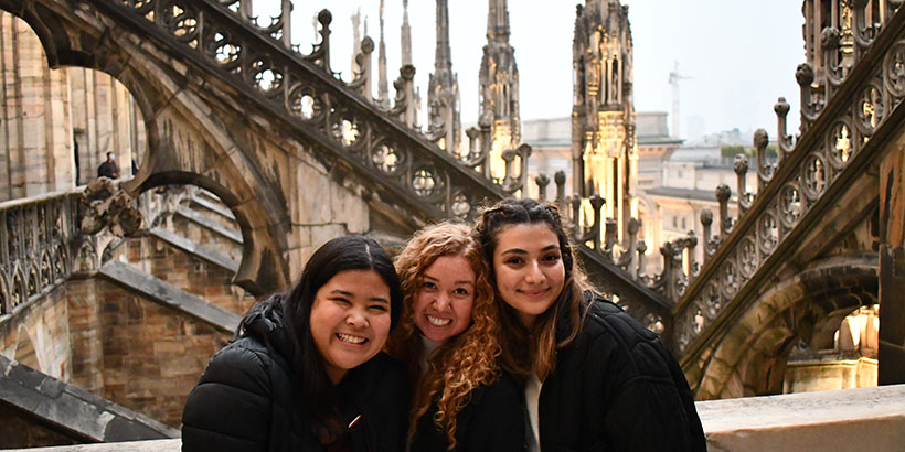 Jacey Hoy and friends in Spain