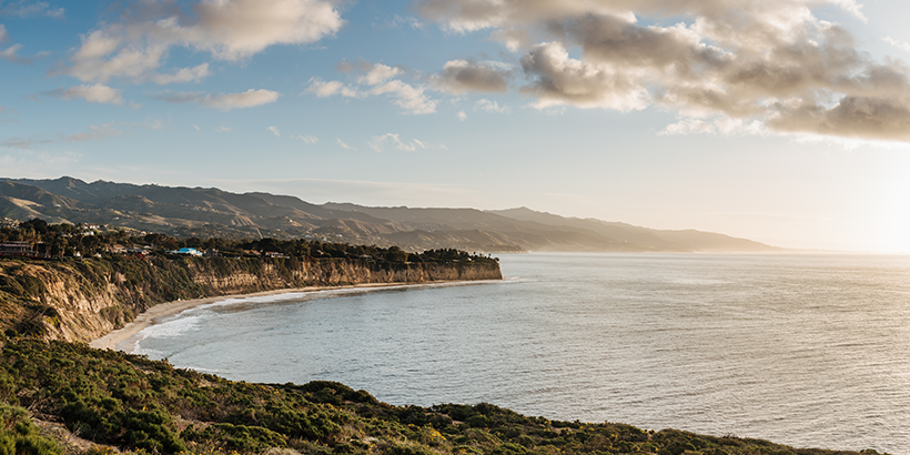 Sunrise over Point Dume