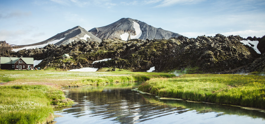 Student backpacking trip in Iceland