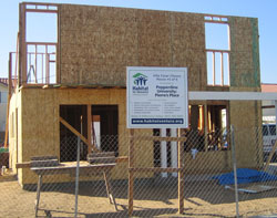 Image of house under construction