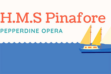 H.M.S Pinafore opera poster