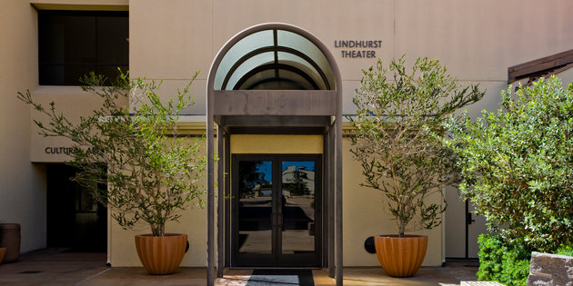 exterior of Lindhurst Theater at Pepperdine University