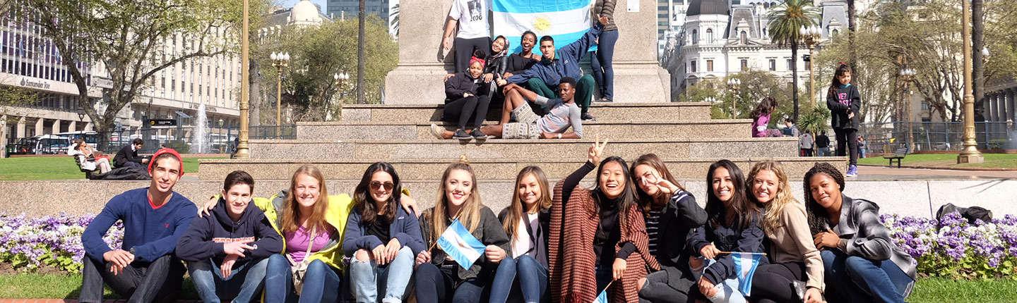 Seaver College students in Buenos Aires