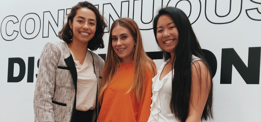 Pepperdine students with their Job Shadow host at ColourPop Cosmetics