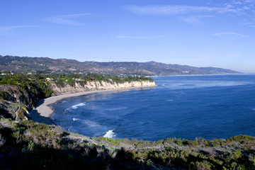 The Malibu coast
