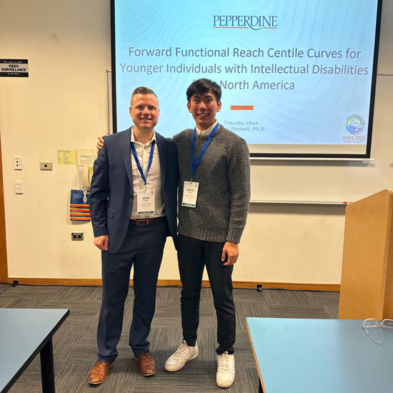 Adam Pennell and Timothy Chen at the ISAPA Conference