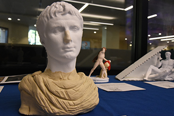 Restored bust of Augustus of Prima Porta