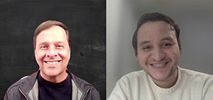 Steve Rouse and Juan Carlos Hugues Discuss Research Collaboration Over Zoom