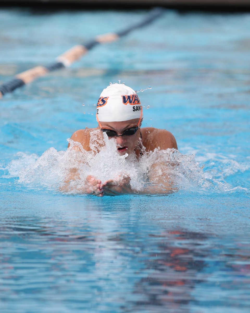 Jenna Sanchez swimming