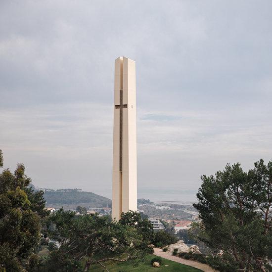 Pepperdine Theme Tower cross