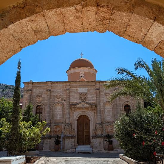 Exterior of the Gouverneto Monastery