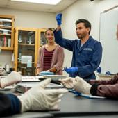 Javier Monzón in the lab