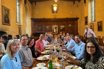 Oxford Fellows Dining Together