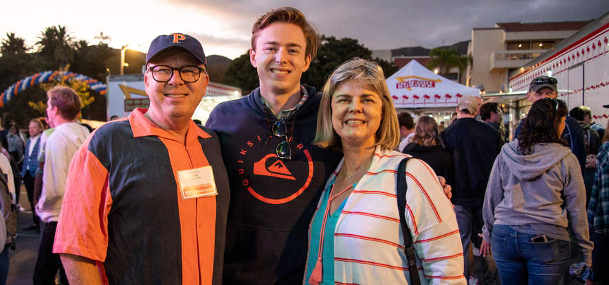 Pepperdine parent and student at Waves Weekend