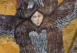 Detail of a fresco at Hagia Sophia