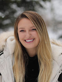 Jaiden Farr pictured in a white coat