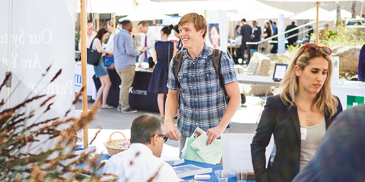 career fair student